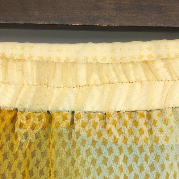 Yellow & Blue Ombre Mermaidcore Maxi Skirt size ~L - Picture 6 of 12